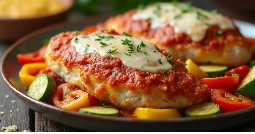 Chicken Parmesan with Vegetables