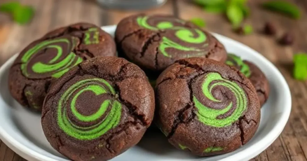 Chocolate Green Cookie