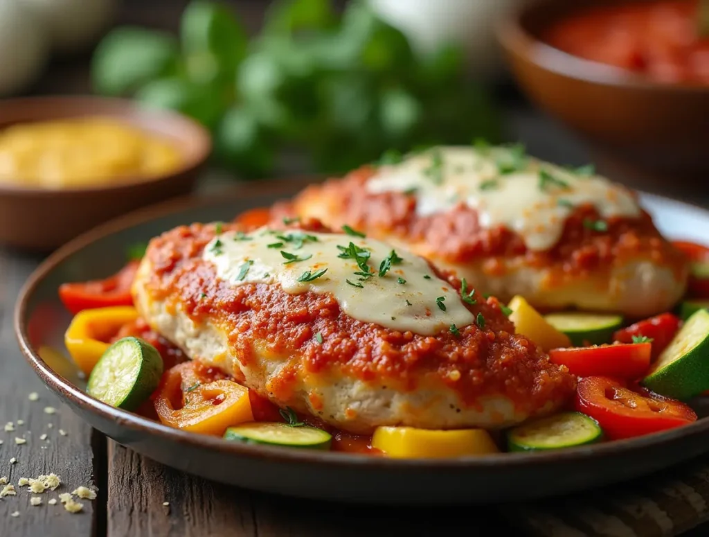 How to Make Chicken Parmesan with Vegetables in 30 Minutes