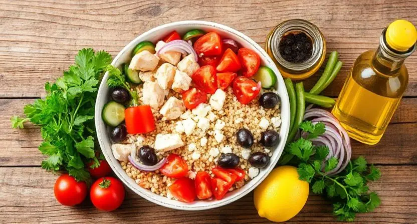 Healthy Greek Chicken Bowls