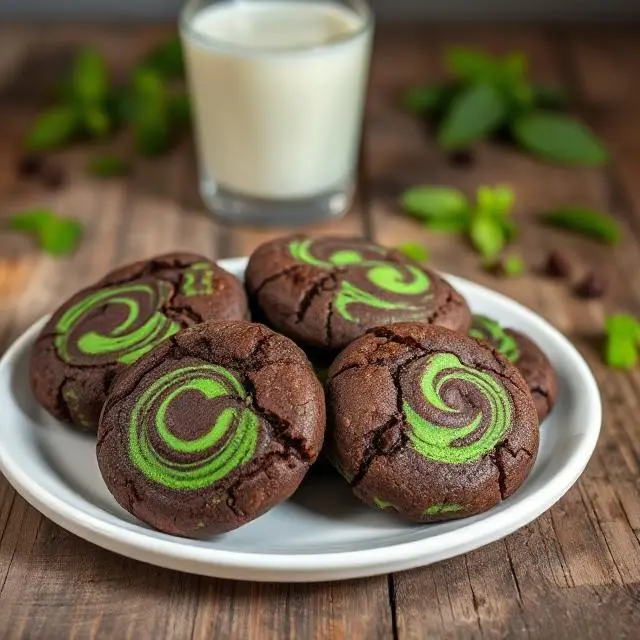Chocolate Green Cookie