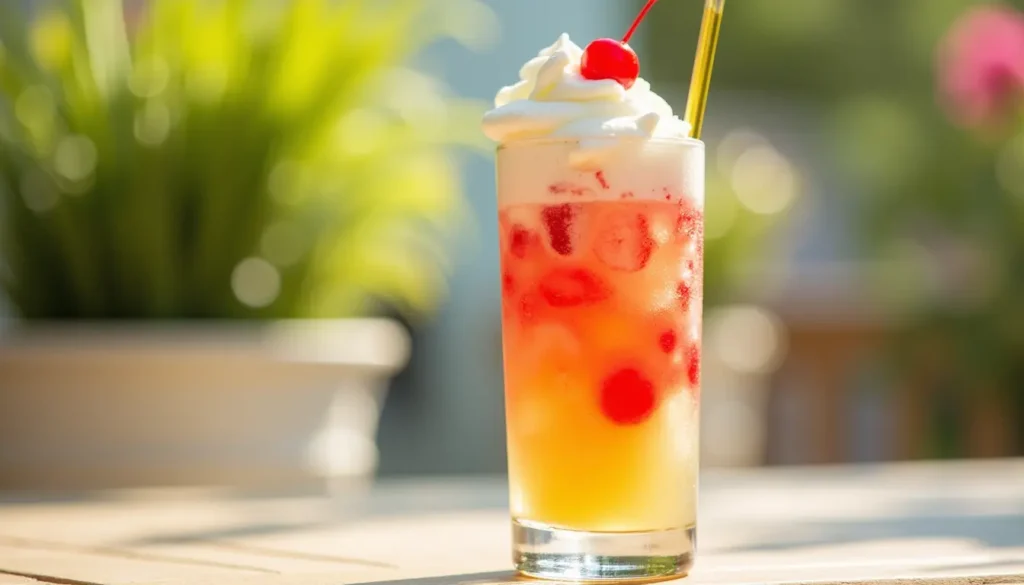 Coffee Creamer + Strawberry Soda